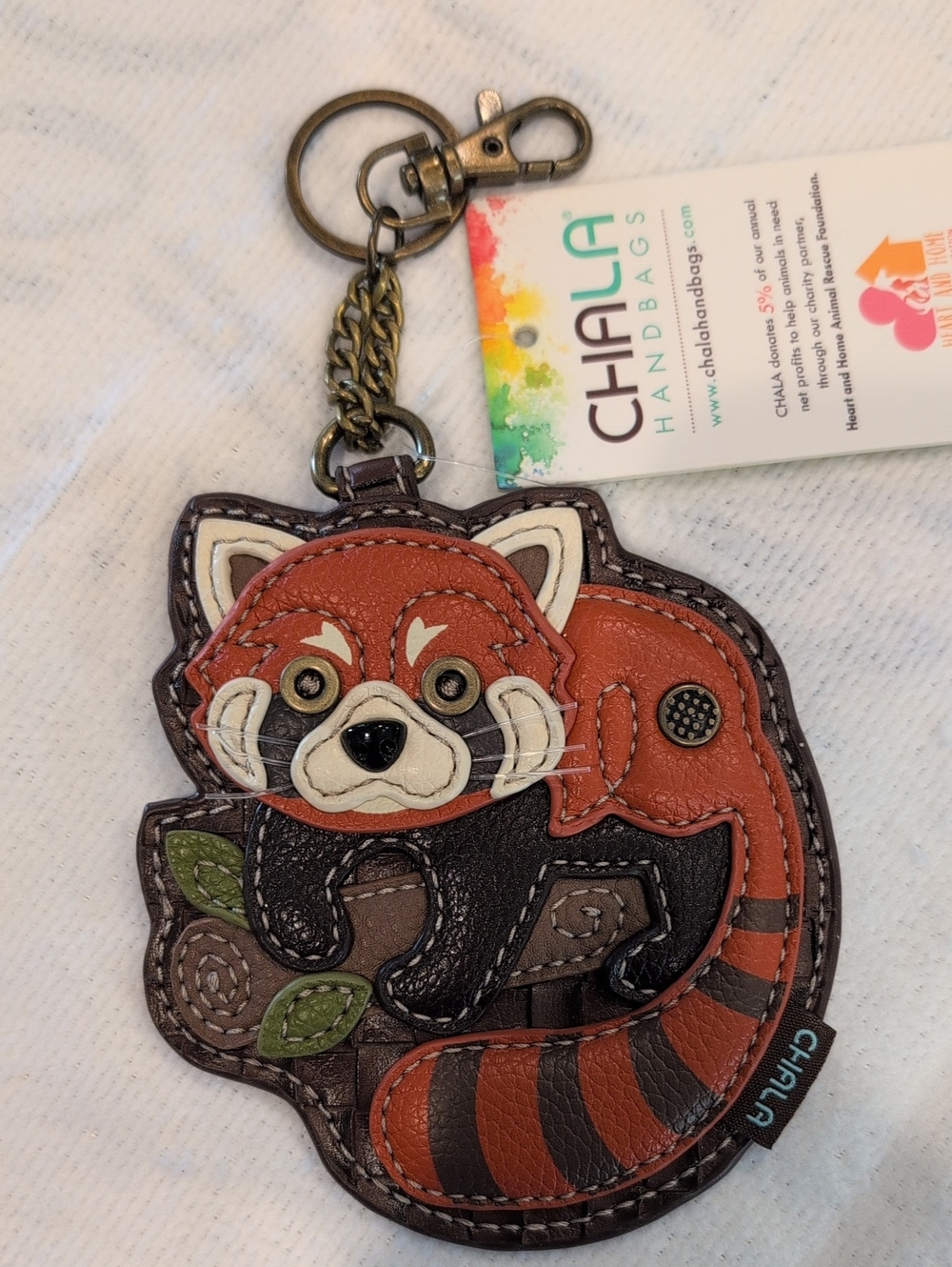 Chala Animal Key Chain Zip Coin Pouch Bag Charm - Choose One - Picture 7 of 12